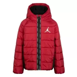 Image of Air Jordan Faux Down Jacket - Red