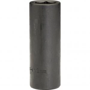 Image of Draper Expert 1/2" Drive Hi Torq Deep Hexagon Impact Socket Metric 1/2" 19mm