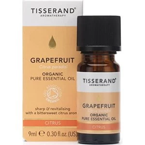 image of Tisserand Aromatherapy Grapefruit Organic Essential Oil 9ml