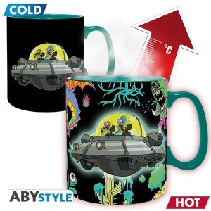 image of Rick & Morty - Spaceship Heat Change Mug