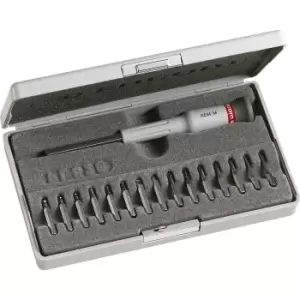 image of Facom Micro Tech 15 Piece Precision Bit Holder Screwdriver and Bit Set