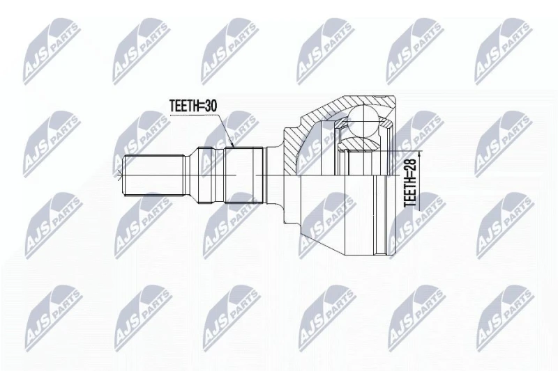 Image of NTY CV joint kit NTY NPZ-PL-040