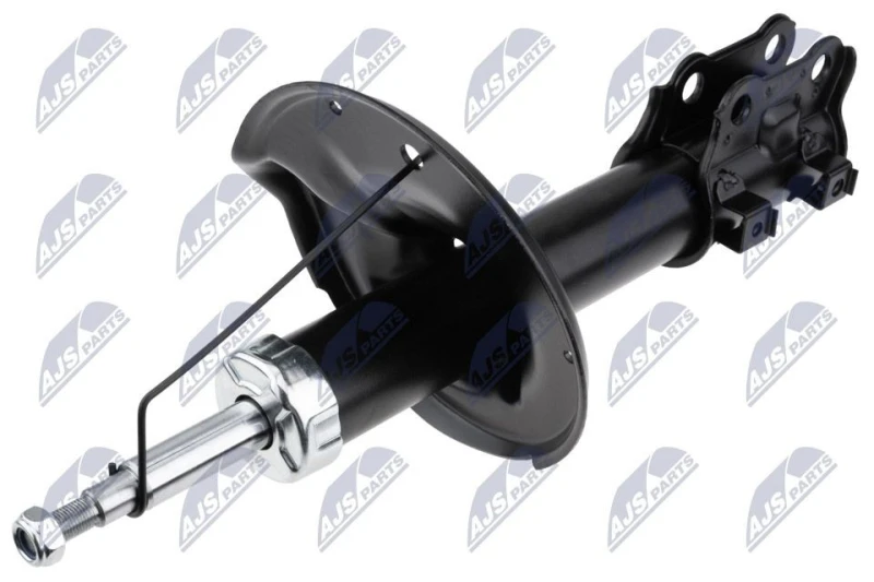Image of NTY A-HY-516 Shock absorber Front Axle Right, Gas Pressure, Twin-Tube, Suspension Strut, Bottom Clamp Shock Absorber (854)