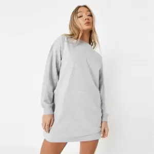 Missguided Tall Basic Sweater Dress - Grey