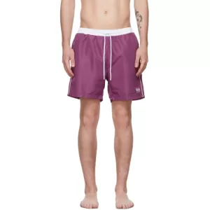 image of Hugo Boss Starfish Swim Shorts Bright Purple Size L Men