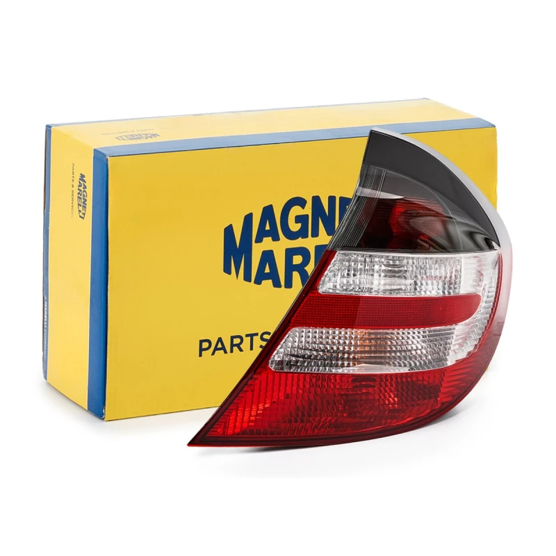 Image of MAGNETI MARELLI 714027740801 Rear light with bulb holder, Right Combination Rearlight (391)