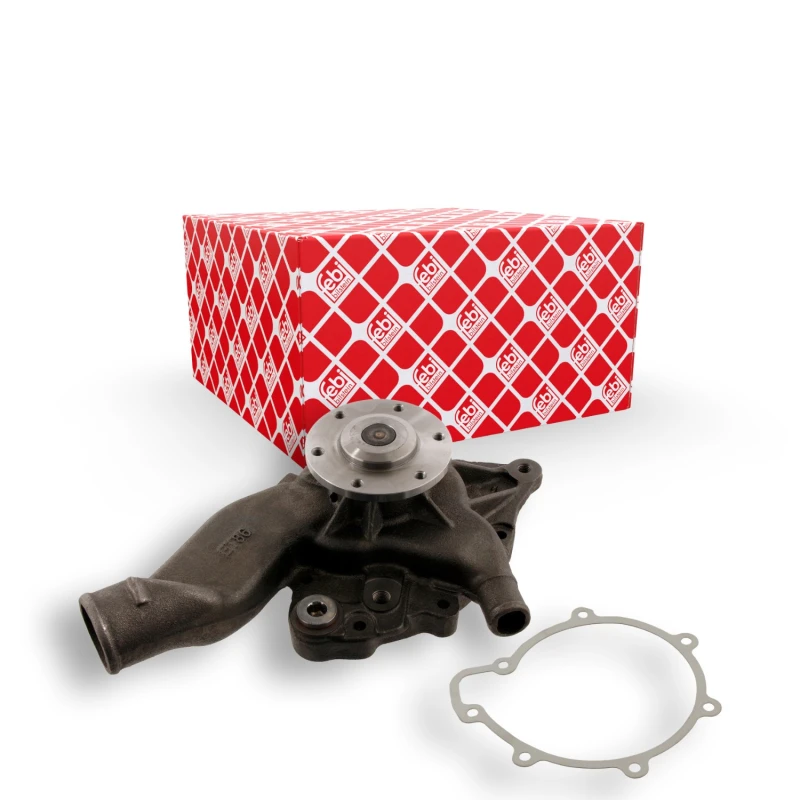 Image of FEBI BILSTEIN 31394 Water pump Grey Cast Iron, with gasket/seal Grey Cast Iron Water Pump (1260)