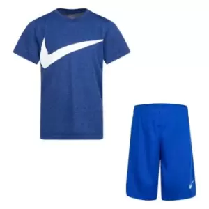 Image of Nike 2 Piece Shorts Set Infant Boys - Blue
