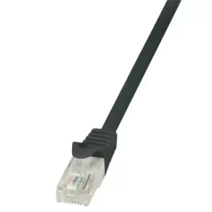 image of LogiLink 3m Cat.5e U/UTP RJ45 networking cable Black Cat5e U/FTP (STP)