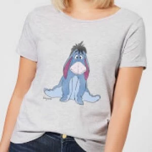 Image of Disney Winnie The Pooh Eeyore Classic Womens T-Shirt - Grey - L