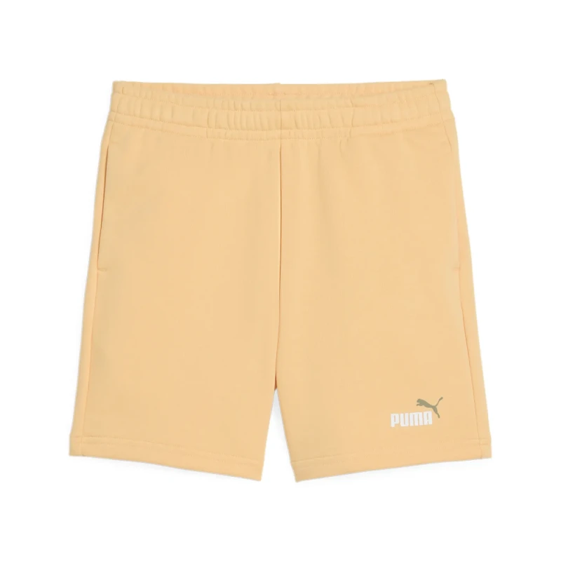 Image of Short with logo No. 1 for kids Puma Essentials Orange Male 8 ans
