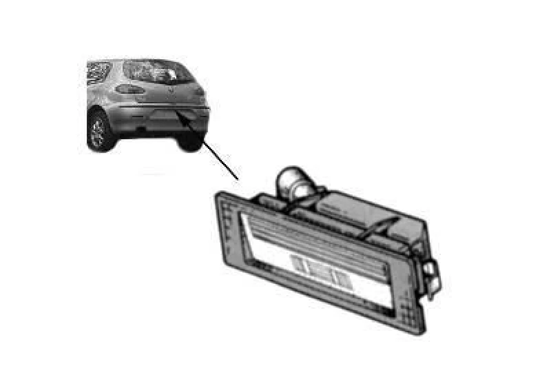Image of VAN WEZEL Number plate light VAN WEZEL 0147920