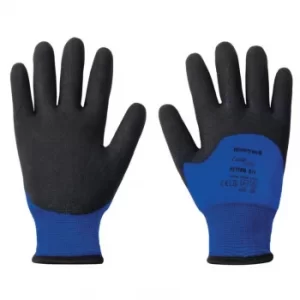 image of NF11HD Cold Grip Black Foam Nitrile Gloves Size 11