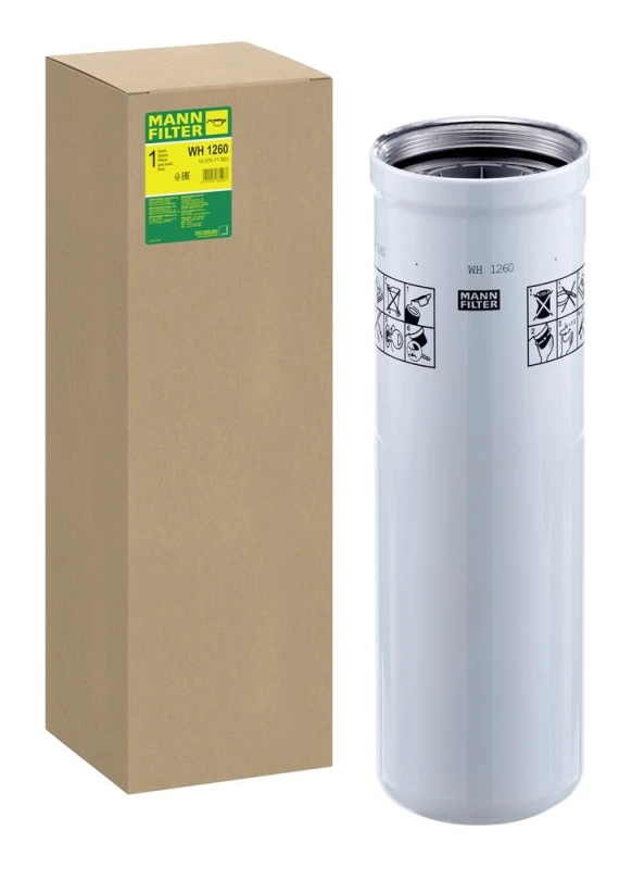 Image of MANN-FILTER WH 1260 Oil filter Spin-on Filter Oil Filter (7)