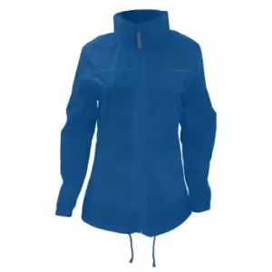 Image of B&C Womens/Ladies Sirocco Lightweight Windproof, Showerproof & Water Repellent Jacket (2XL) (Royal Blue)