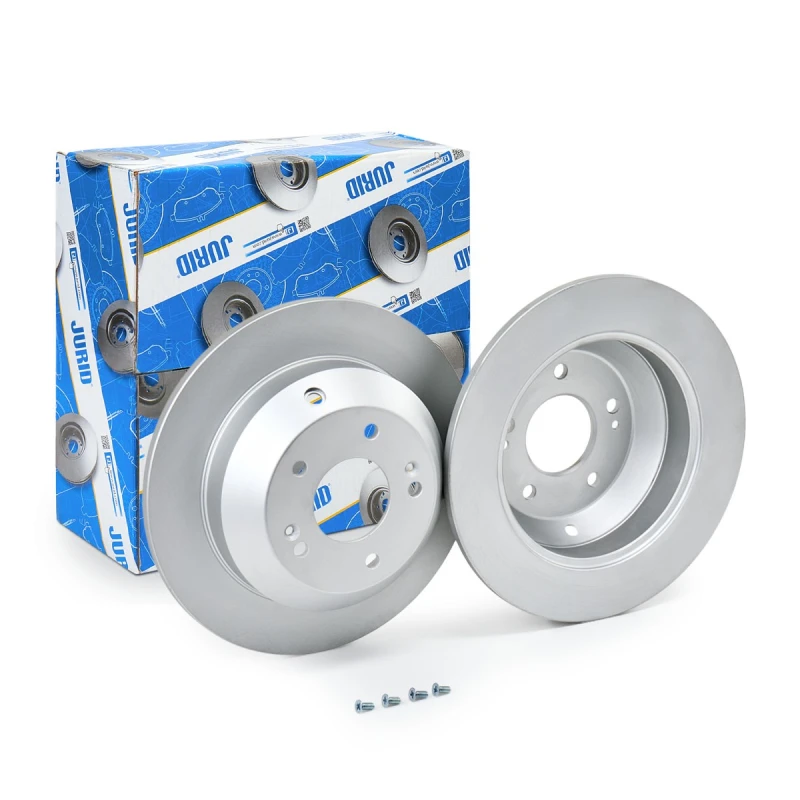Image of JURID 562842JC Brake disc COAT+ solid, with bolts/screws Brake Disc (82)