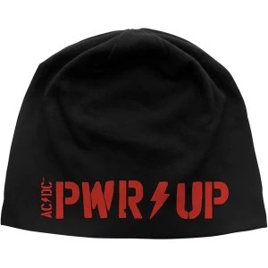 image of AC/DC - PWR-UP Unisex Beanie Hat - Black