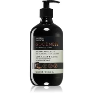 Image of Baylis & Harding Goodness Oud, Cedar & Amber Natural Liquid Hand Soap 500 ml