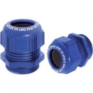 Image of Cable gland M25 Polyamide Blue RAL 5015
