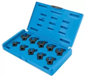Image of Laser Tools 4757 Crows Foot Wrench Set 10pc Chrome Molybdenum