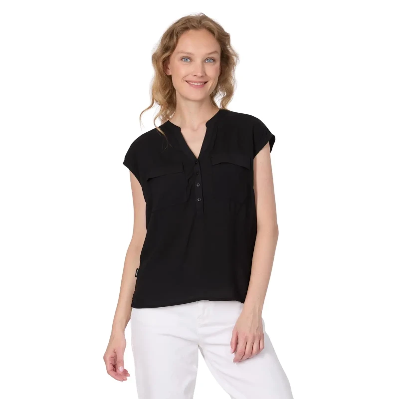 Image of Ragwear Sleeveless blouse For Her Ragwear Romanna Noir Female S