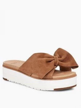 image of UGG Ugg Joan Ii Flatform Sandal Chestnut Size 3 Women