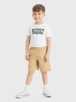 Image of Kids Woven Pull On Shorts - Brown