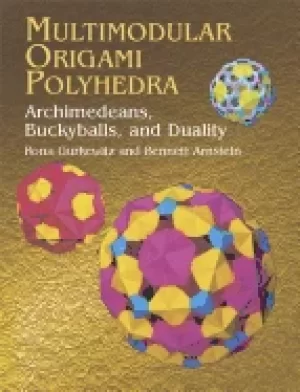 Image of multimodular origami polyhedra archimedeans buckyballs and duality