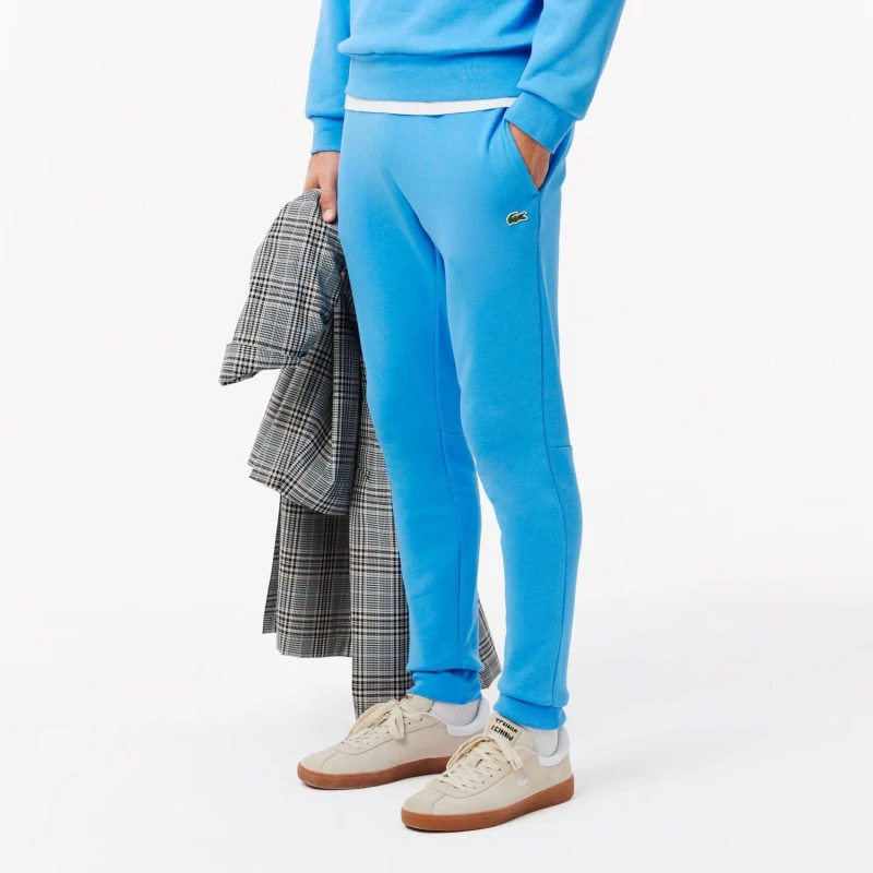 Image of Lacoste Fleece Trackpants - Blue Blue XS
