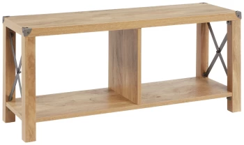Image of Rustica Wood Effect Dining Bench - Light Wood