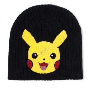 Image of Pokemon - Pikachu Chenille Unisex Beanies Beanie - Black