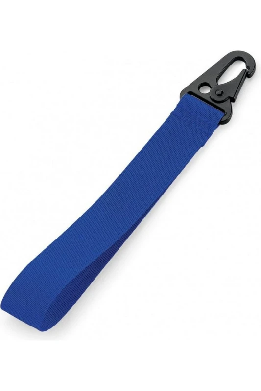 Image of Bagbase Brandable Key Clip in Blue Blue Unisex One Size