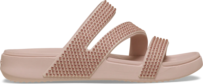 Image of Crocs Women Getaway Gems Strappy Sandals Quartz 4