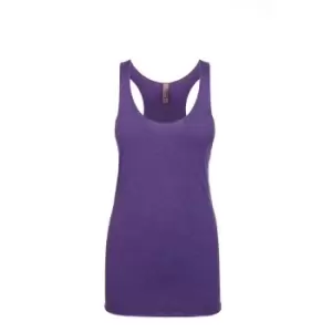 Image of Next Level Womens/Ladies Tri-Blend Racer Back Tank Top (XXL) (Purple Rush)