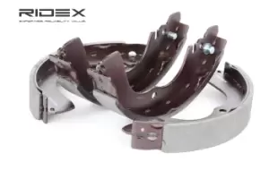 Image of RIDEX Brake Shoes 70B0102 Brake Shoe Set,Brake Lining NISSAN,MITSUBISHI,BlueBIRD Station Wagon (WU11),BlueBIRD (U11),GRANDIS (NA_W),OUTLANDER I (CU_W)