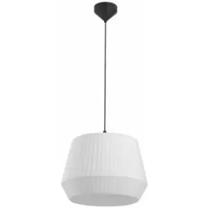 Image of Nordlux Dicte 40cm Cylindrical Pendant Ceiling Light White, E27