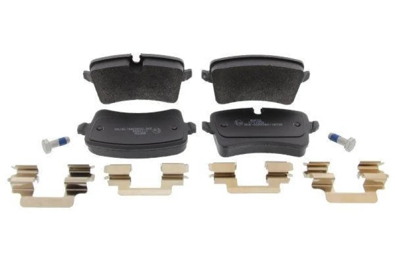 Image of MAPCO 6678HPS Brake pad set Rear Axle, with accessories, with brake caliper screws Brake Pad Set,disc brake (402)