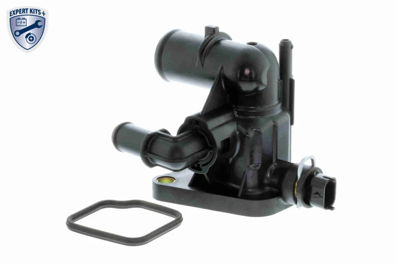 Image of VEMO V24-99-0020 Engine thermostat EXPERT KITS +, Opening Temperature: 88°C, with gasket/seal, Synthetic Material Housing, with sensor Thermostat,coo