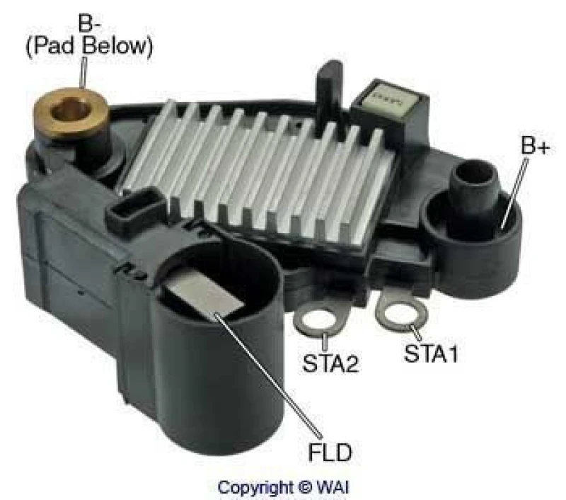 Image of Alternator voltage regulator WAI M516