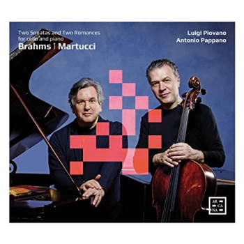 image of Luigi Piovano - Brahms/Martucci: Two Sonatas and Two Romances for Cello And... CD