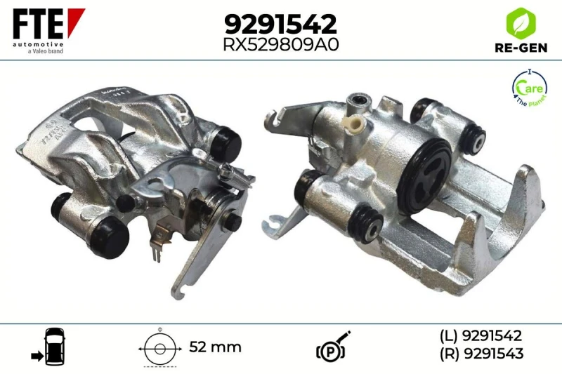 Image of Brake caliper FTE 9291542