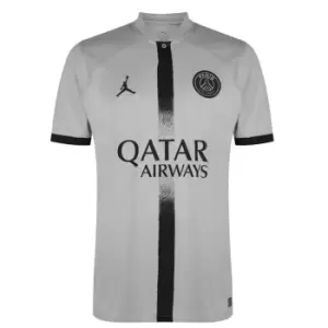 image of Nike Paris Saint-Germain Stadium Away Shirt 2022/2023 Juniors - Grey