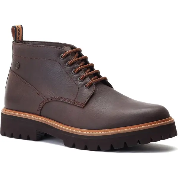Image of Base London Mens Asgard Leather Chukka Ankle Boots - UK 11