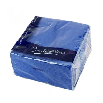 Image of Combinations Napkin 330mm x 330mm Navy Blue Pack of 100 3324NBCOM
