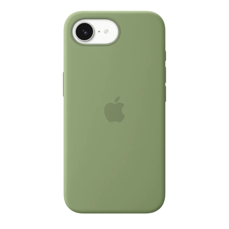 Image of Apple iPhone 17e Silicone Case with MagSafe - Light Moss MHWF4ZM/A