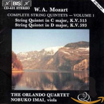 image of Orlando Quartet - Complete String Quintets Vol. 1 (Orlando Quartet, Imai) CD