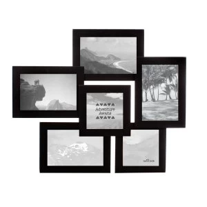 Image of Sass & Belle Black Six Photo Multi Frame