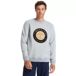 Image of Timberland Little Cold River Sweatshirt For Men In Grey, Size XXL