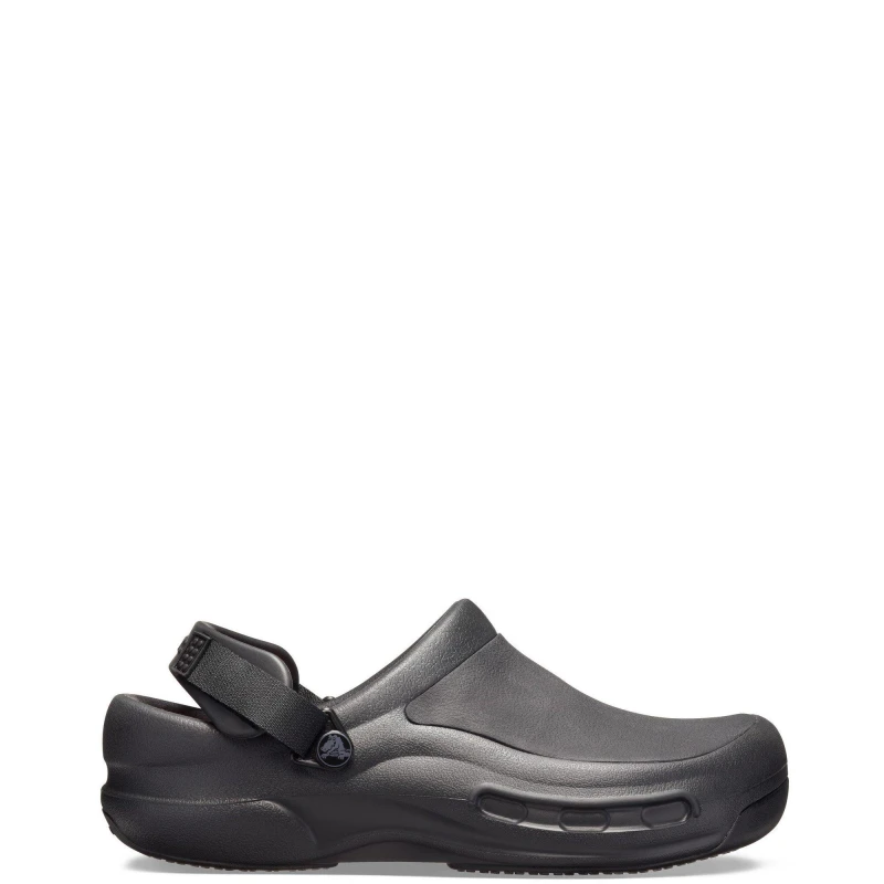 Image of Crocs Crocs 'Bistro Pro Literide Clog' Occupational Footwear in Black Size: 9 Black 9 Unisex 191448329676