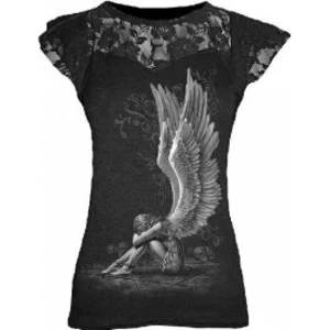 image of Spiral Enslaved Angel T-Shirt Large One Colour